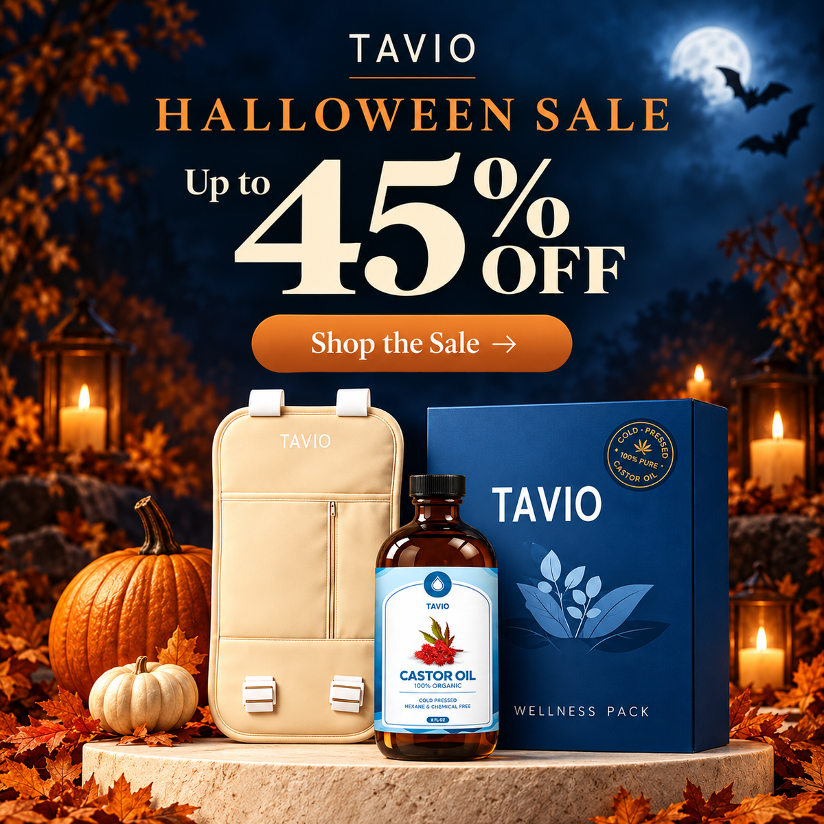 Shop Tavio castor oil pack bundle